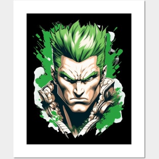 Guile from Street Fighter Design Posters and Art